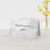 Jubileum Wit Marmer Abstract Kaart (Gele Bloem)