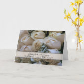 Jubileum witte rozen () kaart (Gele Bloem)