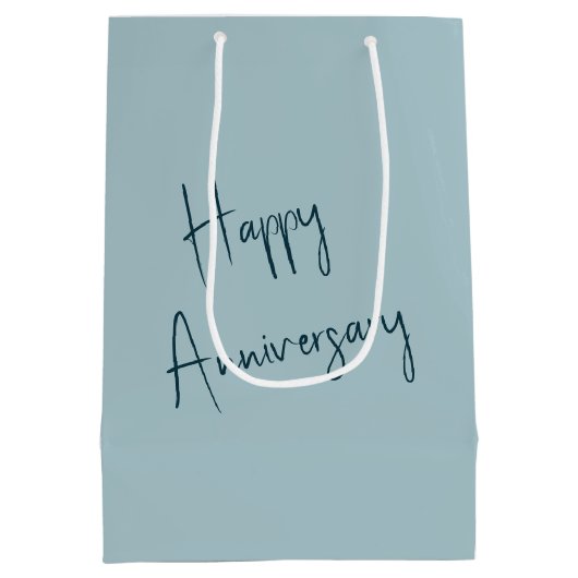 Jubileum witte zeeschelpen in wit zand medium cadeauzakje (Achterkant)