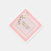 Jubileum witte zijde op zwart servet (Hoek)