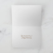 Jubileum Zeester op Strand bij Zonsondergang Kaart (Binnen)