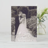 Jubileum Zilver JAAR NAAR ONEINDIG Huwelijksbeloft Kaart (Staand voorkant)