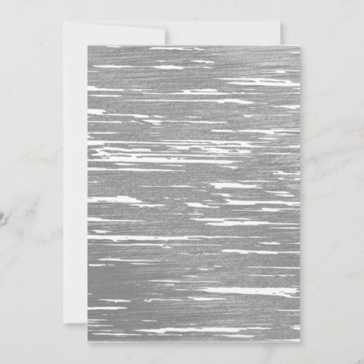 Jubileum Zilver Zwart Lichtslingers Kaart (Achterkant)