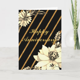 Jubileum Zwart/Goud Kaart