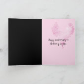 Jubileum zwarte katten en maan kaart (Binnen)