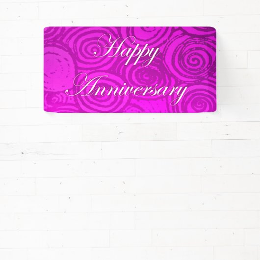 Jubileum zwenken Roze Spandoek (Insitu)