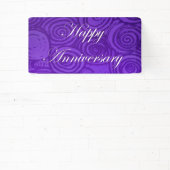 Jubileum Zwirls Paars Spandoek (Insitu)