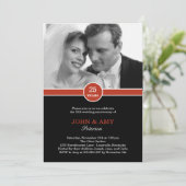 Jubileumband Jubileum Uitnodiging (Staand voorkant)