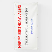 JubileumbannerCreatieveBannersAchtergrondBanner Spandoek (Verticaal)