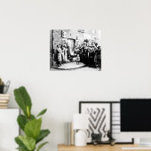 Jubileumdecoratie in het oostelijk deel poster (Thuiskantoor)