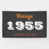 Jubileumeditie 1955 beperkte oplage 70ste verjaard spandoek (Horizontaal)