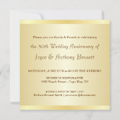 Jubileumfeest - Aangepaste foto-uitnodigingen Kaart (Achterkant)