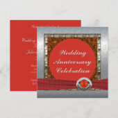 Jubileumfeest Uitnodiging (Voorkant / Achterkant)