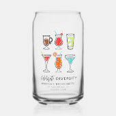 Jubileumfeest Vrouwen onder elkaar Fijne herinneri Blikvorm Glas (Voorkant)