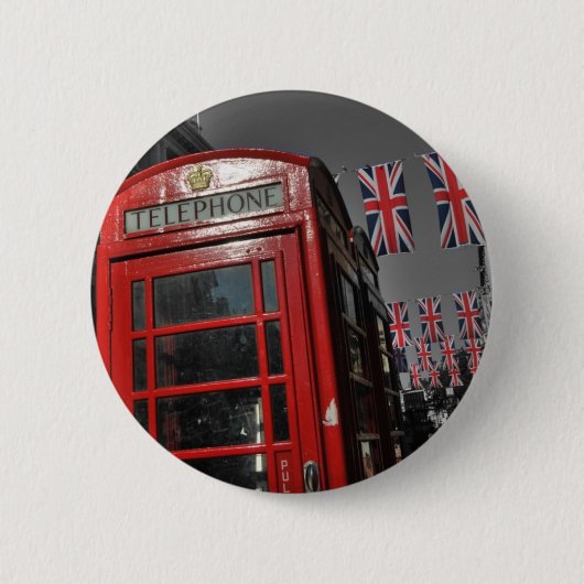 Jubileumfeestjes Ronde Button 5,7 Cm (Voorkant)