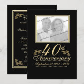 Jubileumfoto 40ste kaart (Voorkant / Achterkant)