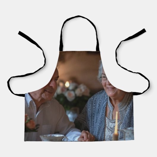 Jubileumfoto Aanpassen Schort (Voorkant)