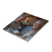 Jubileumfoto Aanpassen Tegeltje (Zijkant)