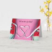 jubileumharingkoord en sneakers kaart (Gele Bloem)