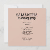 Jubileumjaar Verouderd tot in Perfectie Aangepaste Kaart (Achterkant)