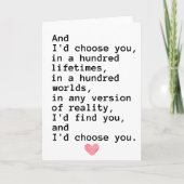 Jubileumkaart Kaart (Voorkant)