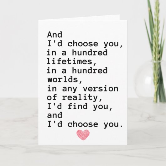 Jubileumkaart Kaart (Voorkant)