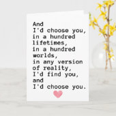 Jubileumkaart Kaart (Gele Bloem)