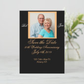 Jubileumkaart 'Save the Date' Save The Date (Staand voorkant)