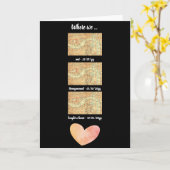 Jubileumkaart van waar we  - KAARTDATUM TOEVOEGEN Kaart (Gele Bloem)