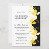 Jubileumrozen (Geel) Kaart (Voorkant)