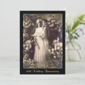 Jubileumstijl 60ste Huwelijksjubileum Kaart (Staand voorkant)