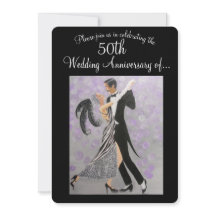 Jubileumuitnodiging 50 jaar getrouwd