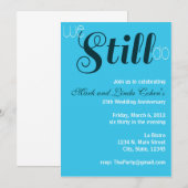 Jubileumuitnodiging We Still Do Kaart (Voorkant / Achterkant)