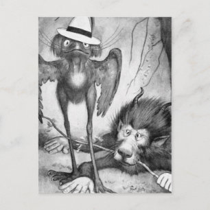 Jubjub Bird and the Bandersnatch Briefkaart