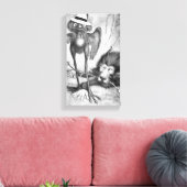 Jubjub Bird and the Bandersnatch Canvas Afdruk (Insitu (Woonkamer))