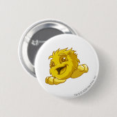 JubJub Gold Ronde Button 5,7 Cm (Voorkant /achterkant)
