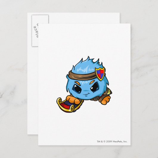 JubJub Meridell Player Briefkaart (Voorkant / Achterkant)