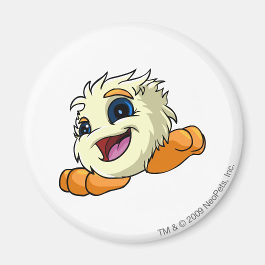 JubJub White Magneet (Voorkant)