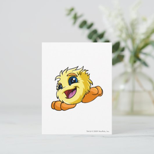 JubJub Yellow Briefkaart (Staand voorkant)