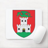 jubljana wapenschild muismat (Met muis)