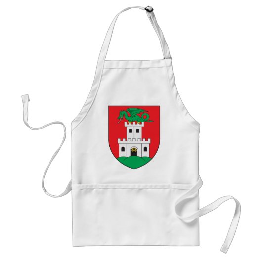 jubljana wapenschild standaard schort (Voorkant)