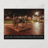 Juckett Park in historische Hudson-Herfsten Briefkaart (Voorkant)