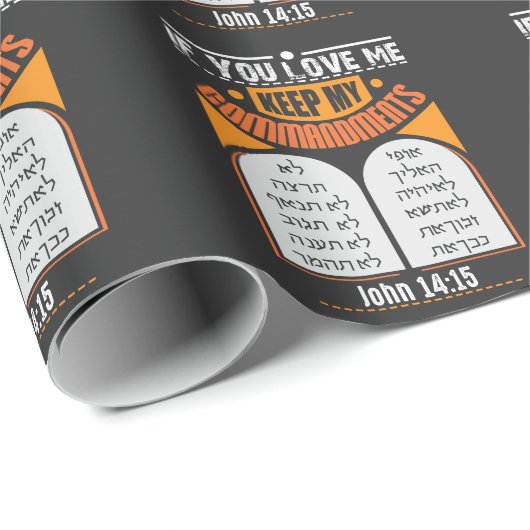 Judah Hebrew New Testament Messianic Cadeaupapier (Rol Hoek)