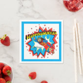 Judah Maccabee de Hammer Hanukkah Party Servet (Insitu)