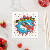 Judah Maccabee de Hammer Hanukkah Party Servet (Insitu)