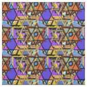 Judaic Gepersonaliseerd Fabrics - Mogen David Gift Stof (Swatch)