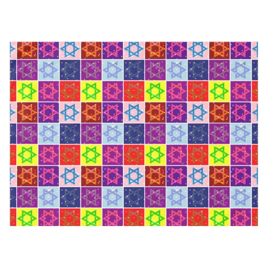 Judaic Tablecloth - Joodse Feestdagen - Chanuka Gi Tafelkleed (Voorkant (Horizontaal))