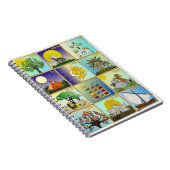 Judaica 12 Israëlische kunstpanelen Notitieboek (Rechterzijde)