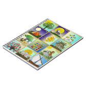 Judaica 12 Israëlische kunstpanelen Notitieboek (Linkerzijde)