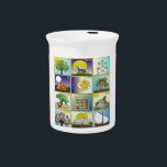 Judaica 12 Israëlische stammen Drank Pitcher<br><div class="desc">Je bekijkt het Lee Hiller Design Collectie. Apparel,  Gifts & Collectibles Lee Hiller Photography of Digital Art Collectie. Je kunt haar Natuur fotografie uitzichten op http://HikeOurPlanet.com/ en haar wandelende blog volgen in Hot Springs National Park.</div>